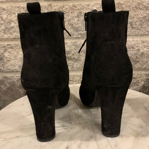 Black suede boot - Picture 4 of 4